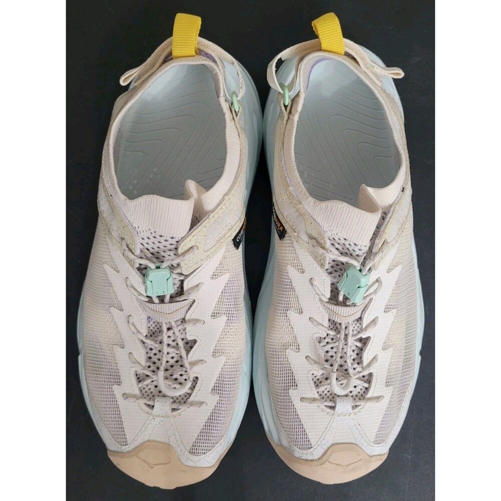 HOKA Hopara 2 Wmn's 10B ANW Cream Mint Lavender Trail Hiking Sandals Water Shoes - Picture 2 of 12